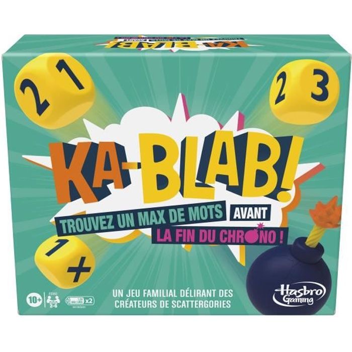 Jeu de société pour la famille - HASBRO - Ka-Blab ! - Dès 10 ans - 2 joueurs ou plus