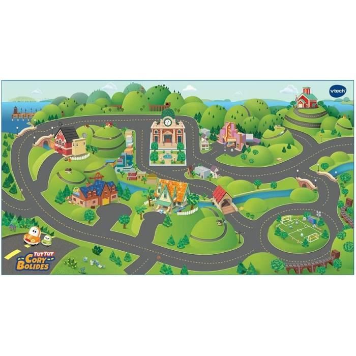 Tapis de jeu Tut Tut Bolides - VTECH - Super Tapis Tut Tut Land - Mixte - 12 mois+
