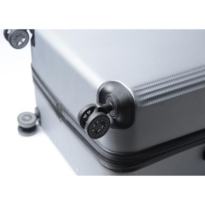 Valise - GENERIC - Essaouira - 70cm - ABS - Noir - 4 roulettes 360°