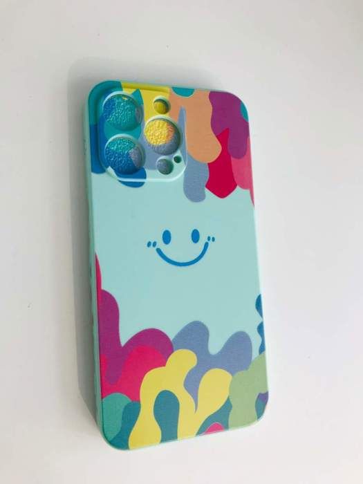Coque de téléphone - YOYOSO - 14pro Max - Multicolore - Smiley - Souple