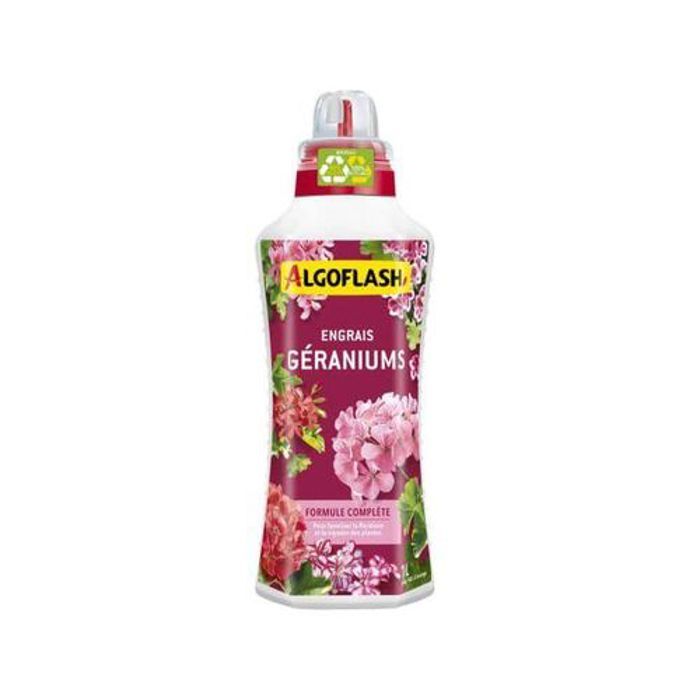 Algoflash Engrais Liquide special Géraniums 1L