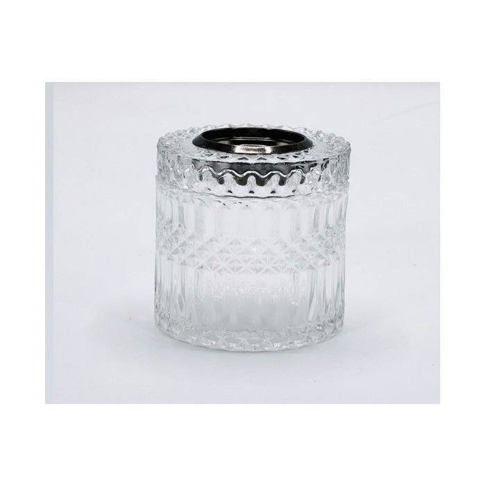 Brûleur d'encens - Verre - 20 cm - Design transparent - Résistant à la chaleur - Ambiance zen