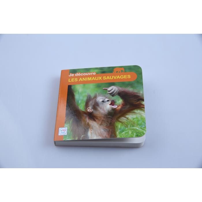 Livre - GENERIC - Les animaux sauvages - Enrichit le vocabulaire - Pour enfants à partir de 3 ans - Intérieur