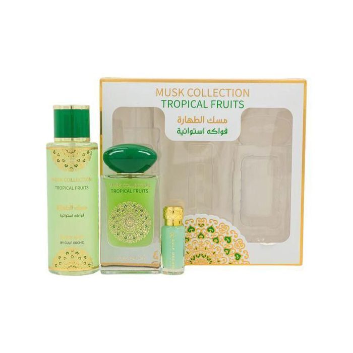 Gulf Orchid Coffret 3 en 1 Musk collection Tahara- Tropicals fruits ,