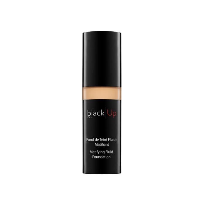 Fond de Teint Fluide Matifiant - BLACK UP - NFL01 - 30 ml - Peaux mixtes - Effet mat