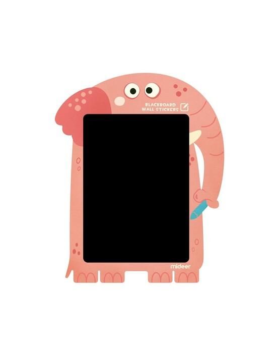 Autocollant Tableau Noir Éléphant