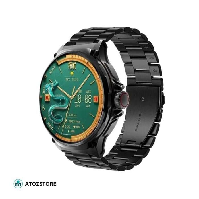 Montre connectée - G15 MAX - AMOLED - GPS - Suivi santé - Appels Bluetooth
