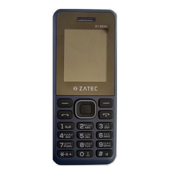 Zatec telephone gsm X1 Mini- 1.77" -Dual sim-Fm -Torche-MicroSd-Bleutooth-Bleu
