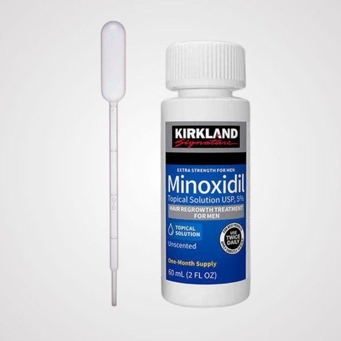 Minoxidil 5% Kirkland Original USA: 1 bouteille de 60ml Traitement anti-chute de cheuveux
