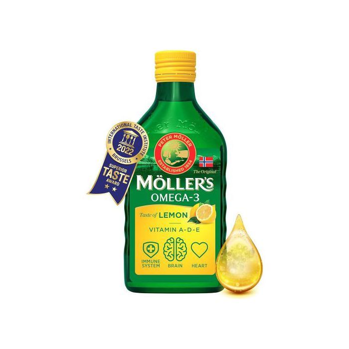 Huile de foie de morue avec EPA, DHA, vitamines A, D et E