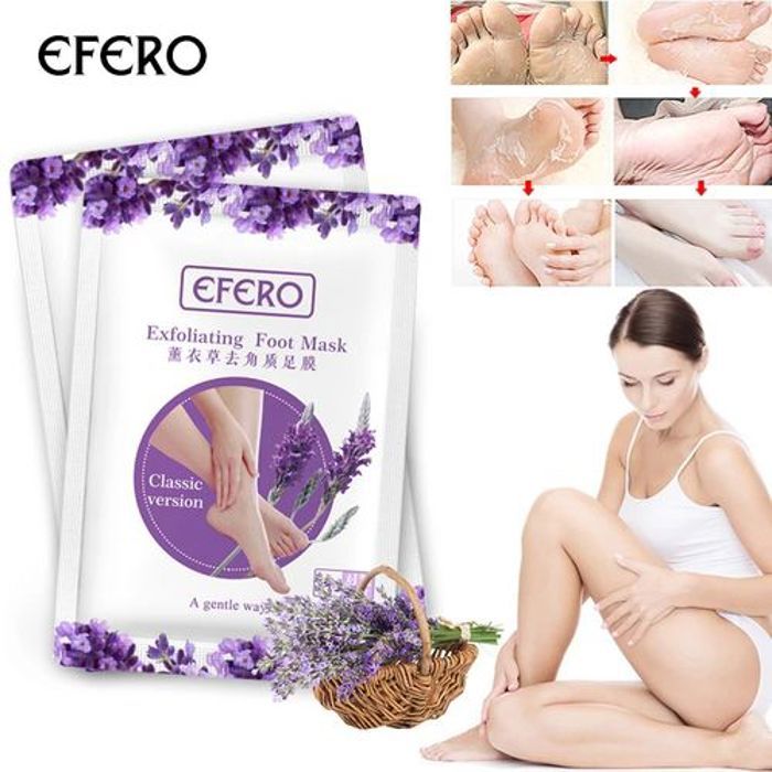 Efero MASQUE PIED ENLEVER PEAU MORTE 2 pièces= 1 Pair