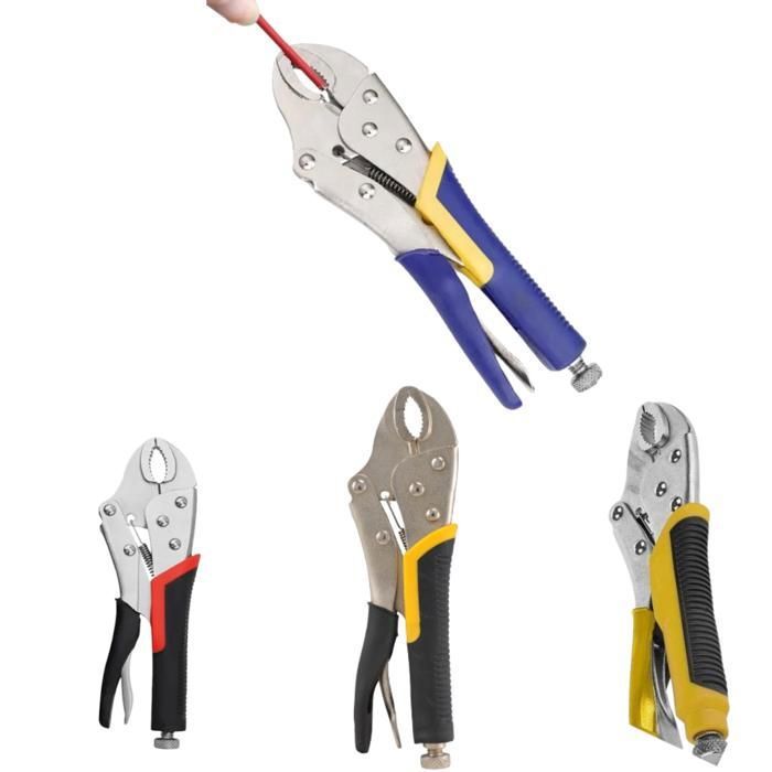 Pince étau ajustable 250mm vigoureuse (Couleur aléatoire)