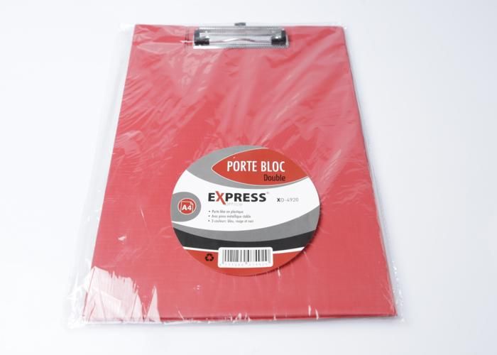 PORTE BLOC DOUBLE - ROUGE