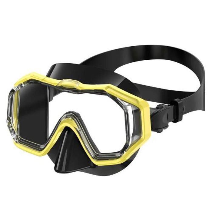 Masque de plongée sous-marine en silicone, équipement professionnel de marque, JEUNE