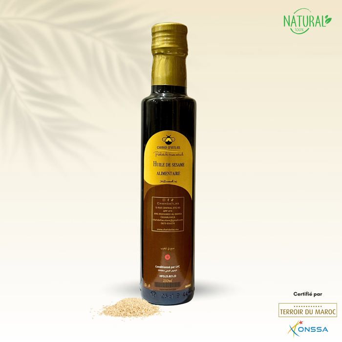 Huile de sesame alimentaire