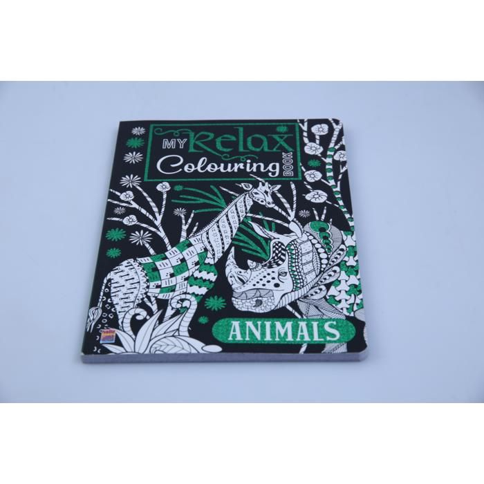 Livre de coloriage - GENERIC - My Relax Colouring Book - Animaux de la ferme - Animaux sauvages - Illustré