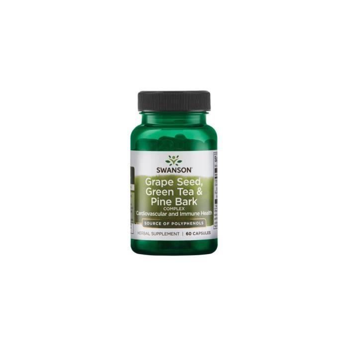Compléments alimentaires Seed Green Tea Amp Pine Bark Complex BI8450 , Swanson,