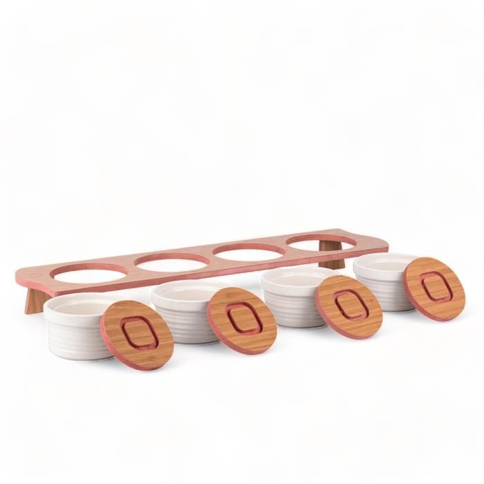 SET 4 Bols + SUPPORT BAMBO REF 30006/54/77/72