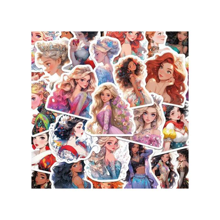 Cartoon Anime Princess Barbie Stickers for Scrapbooking Laptop DIY Notebook Phone lot \ 30 pcs