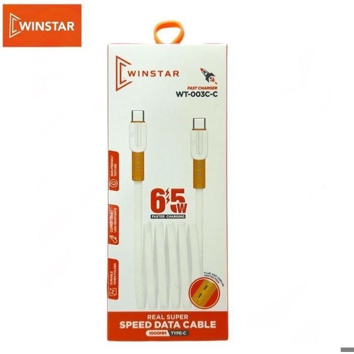 Câble de données - WINSTAR - WT-003C-C - 1000mm - Type C - Noir