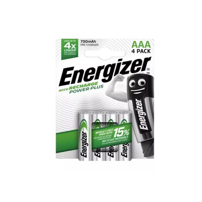 Energizer 4 Piles Rechargeables AAA / HR03 700mAh Power Plus
