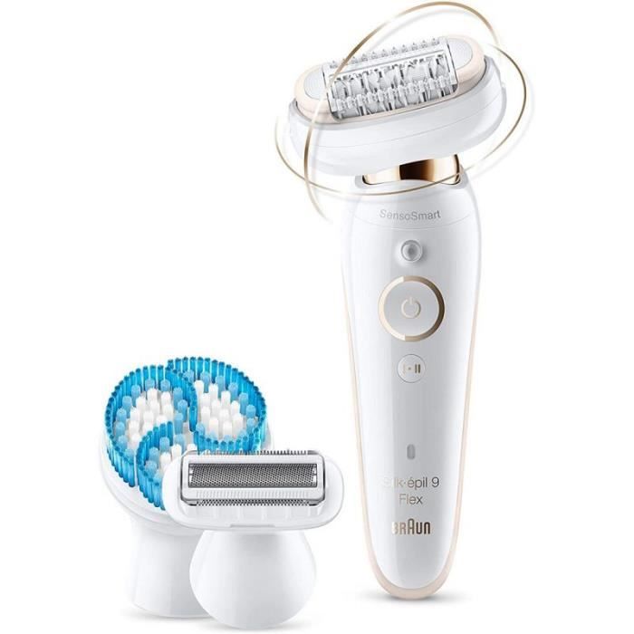 EPILATEUR SES9010 3D BLC-GOLD BRAUN