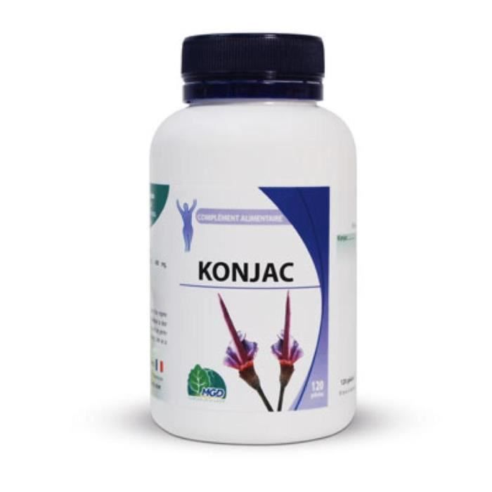 Konjac plus 120 gélules à 95% glucomannane