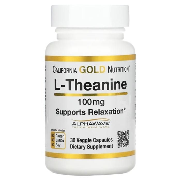 L-théanine, avec AlphaWave, 100 mg, 30 capsules végétariennes