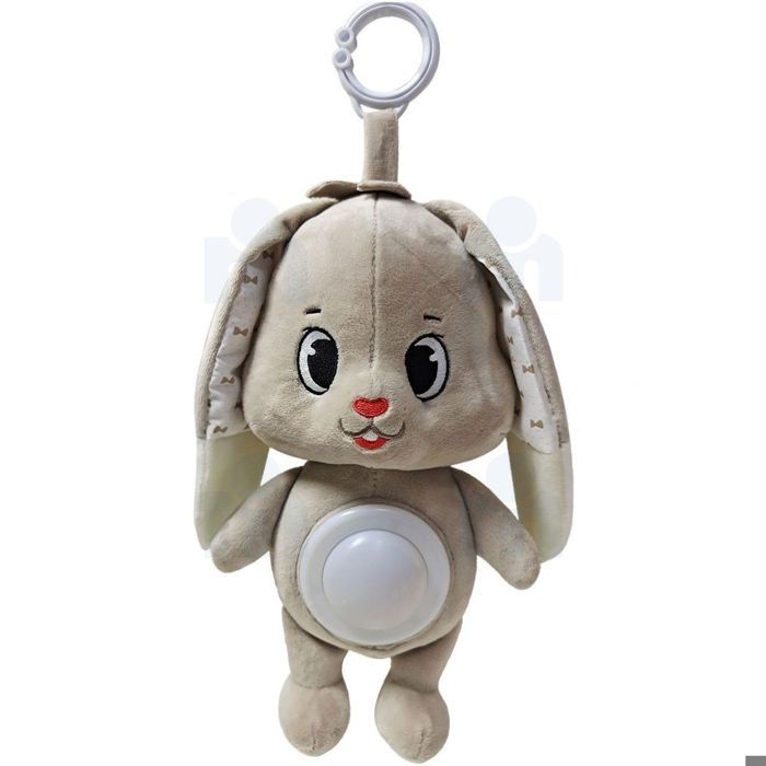 Peluche musicale Léo gris - ONE TWO FUN
