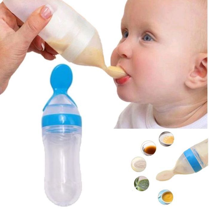 Silicone Biberon Cuillère Transition De L’Alimentation