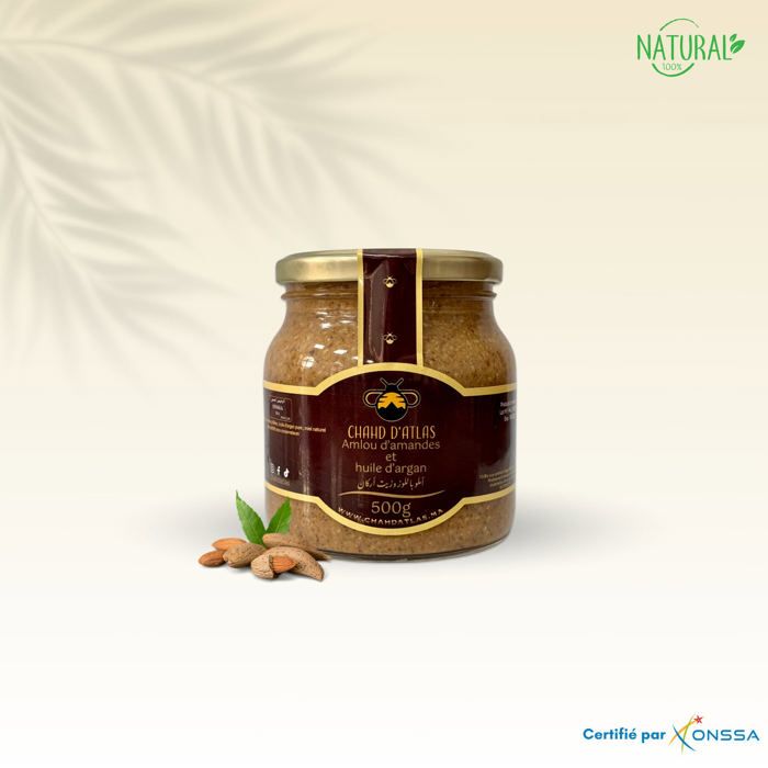Amlou d’amandes et huile d’argan (verre)