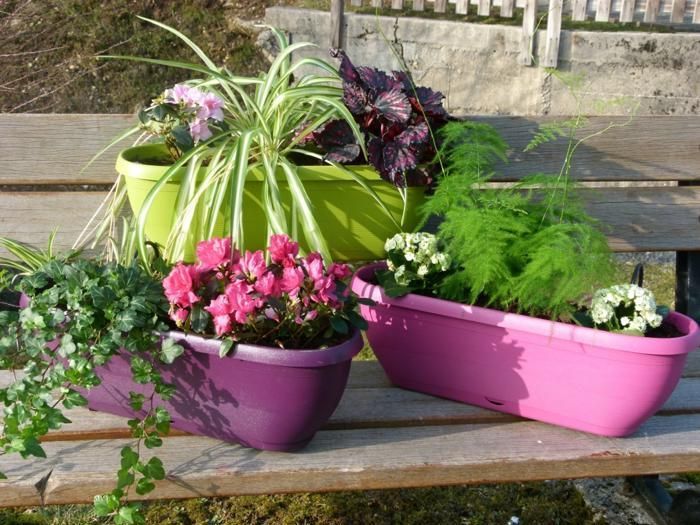 JARDINIERE BALCONIAKIT 50 16 PURPLE