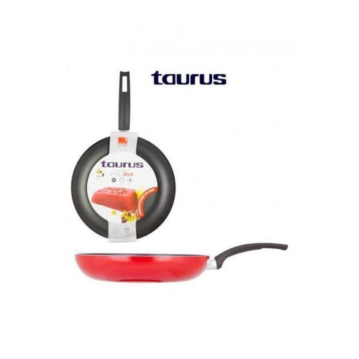 Poêle - Taurus - Vital - 26 cm - Anti-adhésif 5 couches - Silicone résistant chaleur