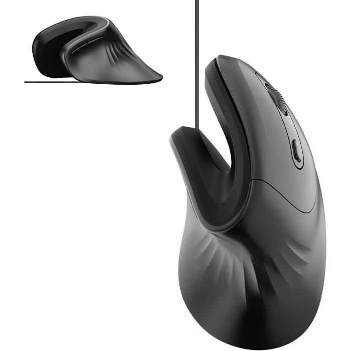 Souris Verticale, Souris Gaming Usb Filaire, Souris Ergonomique Verticale Pour Ordinateur De Bureau, Pc, Ordinateur Portable,[H2235]