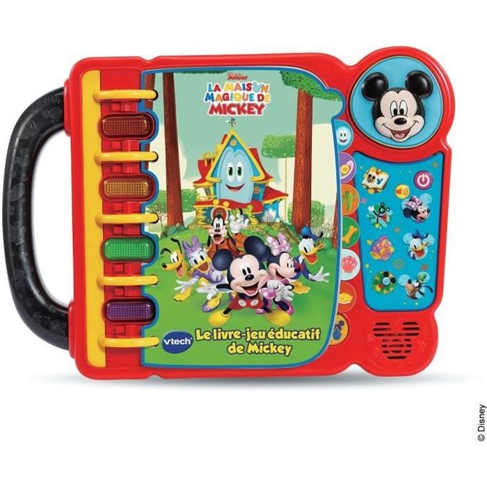 Livre-Jeu Educatif de Mickey - VTECH - Bleu - Pour Enfant de 3 ans et plus