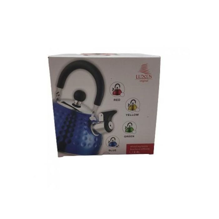Luxus Bouilloire sifflante inox Round Kettle - 2L