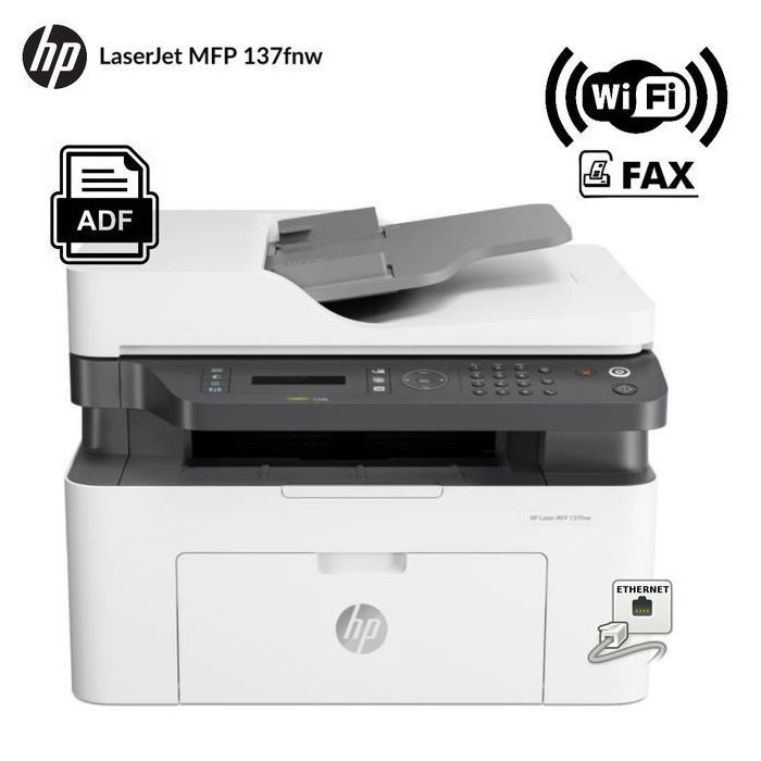 Imprimante laser B&N 137fnw - Wi-Fi / Fax / Rèseau / ADF