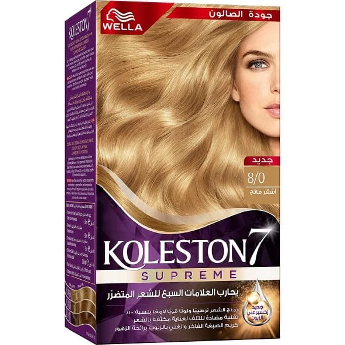 Coloration capillaire 8/0 BLOND CLAIRE KOLESTON