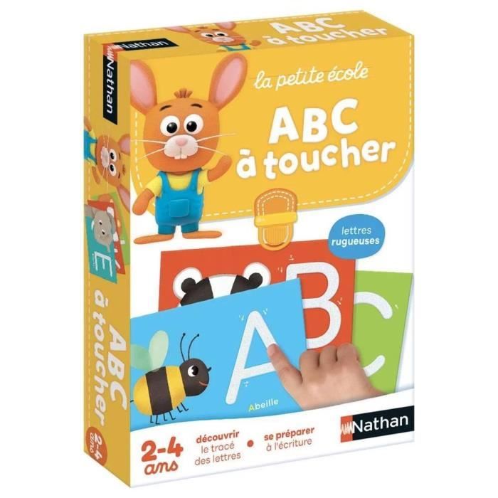 Nathan - ABC à toucher - Jeux Educatifs - Dès 3 ans