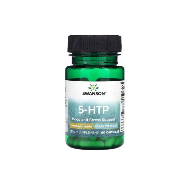 5-HTP, Extrapuissant, 100 mg, 60 capsules