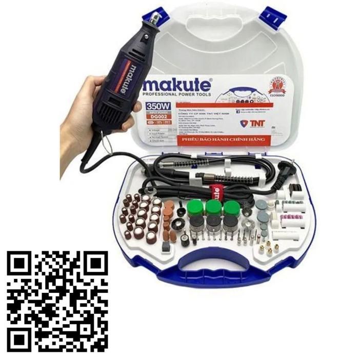 Makute Mini Perceuse 3mm 350W, kit complet de 180 accessoires