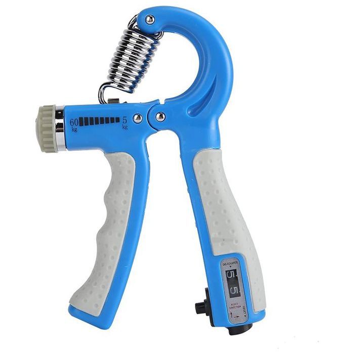 Muscleur Renforceur de Poigne Réglable avec Compteur – Grip Trainer 10 à 60 kg | Résistance Ajustable & Portatif