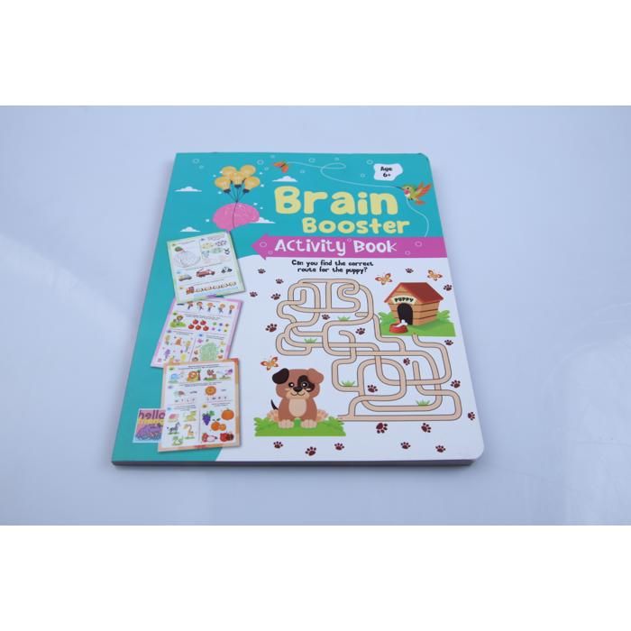 Livre d'activités - GENERIC - Brain Booster - Stimule la logique - Développe la mémoire - Pour enfants