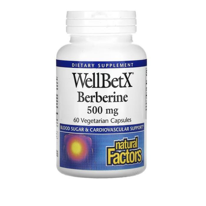 Berbérine WellBetX, 500 mg, 60 capsules végétariennes