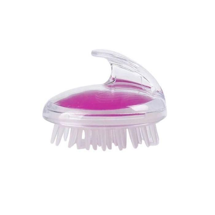 Brosse silicone anti stresse à cheveux doux massage tête shampooing cuir multicolors