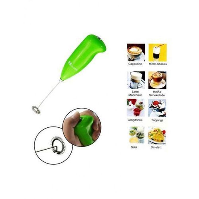 Batteur Électrique - Non spécifié - Vert - Acier inoxydable - 21x5x3 cm - Facile à nettoyer