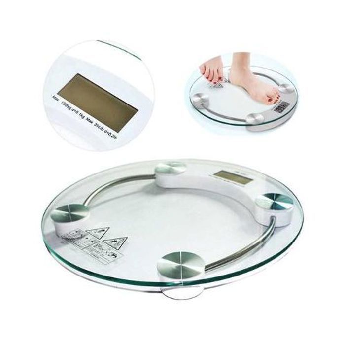 Pèse en verre de poids de Digital Rond