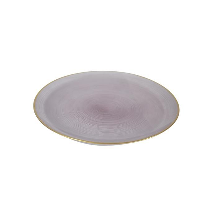 Plat à gâteau - ARES - 21 cm - Violet - Élégance - Chic