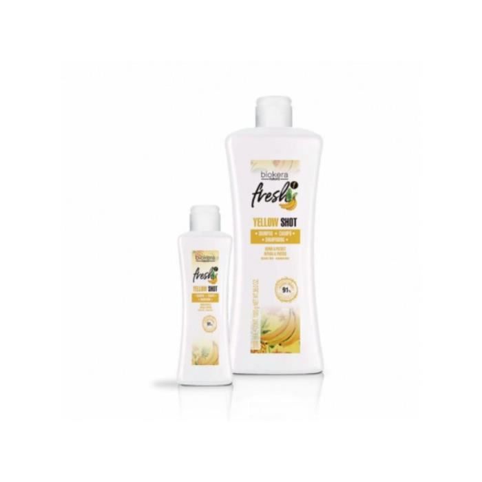 biokera fresh yellow shot shampoing 300ml