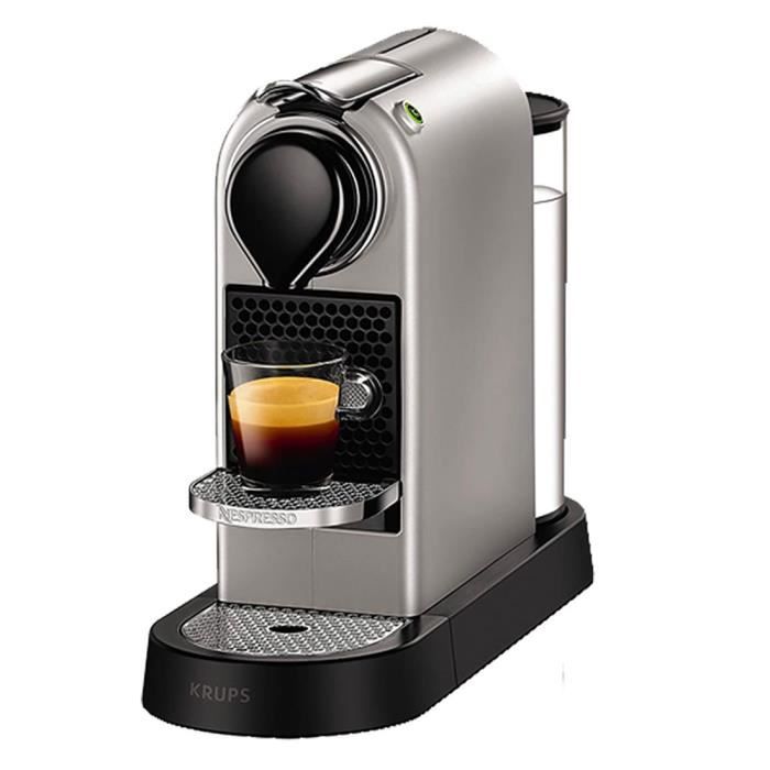 Expresso à capsule NESPRESSO CITIZ SINGLE C112, 19 BARS SILVER